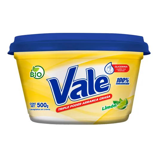 Lavaplatos Crema Vale 500gr