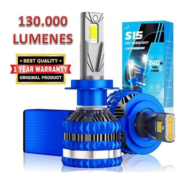 Luces Led Originales 130 Mil Lúmenes H4 H1 H7 H11 9005 9006.