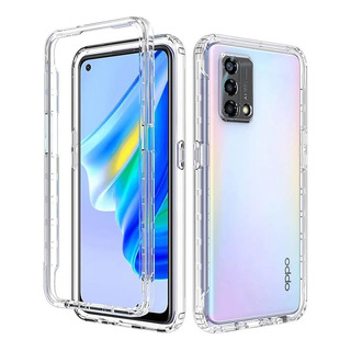 Funda 360 Uso Rudo Modelos Oppo Bicolor Transparente 2 En 1 Funda 360 Uso Rudo Modelos Oppo Bicolor Transparente 2 En 1