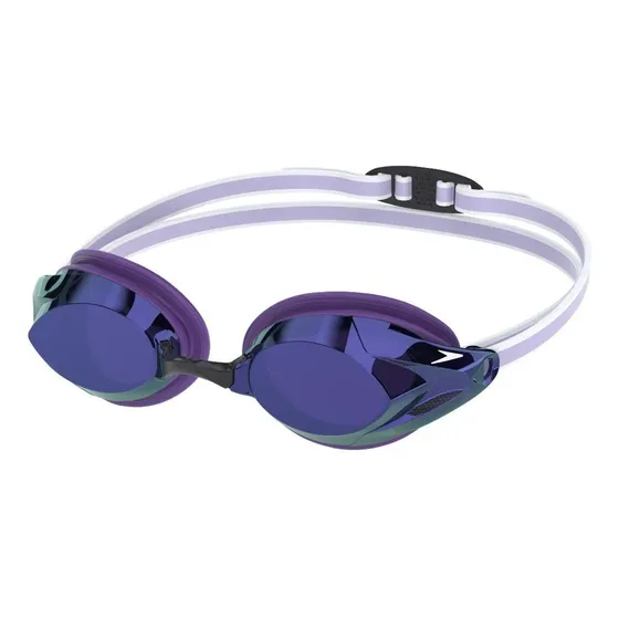 Anteojos Natación Mujer Speedo Vanquisher 3.0 Espejados Color Blanco