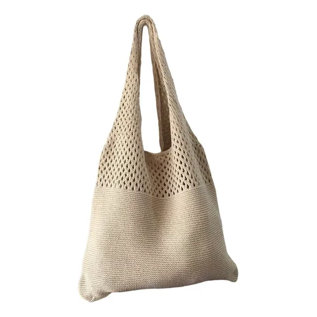 Bolso De Hombro Tejido Retro Para Mujer