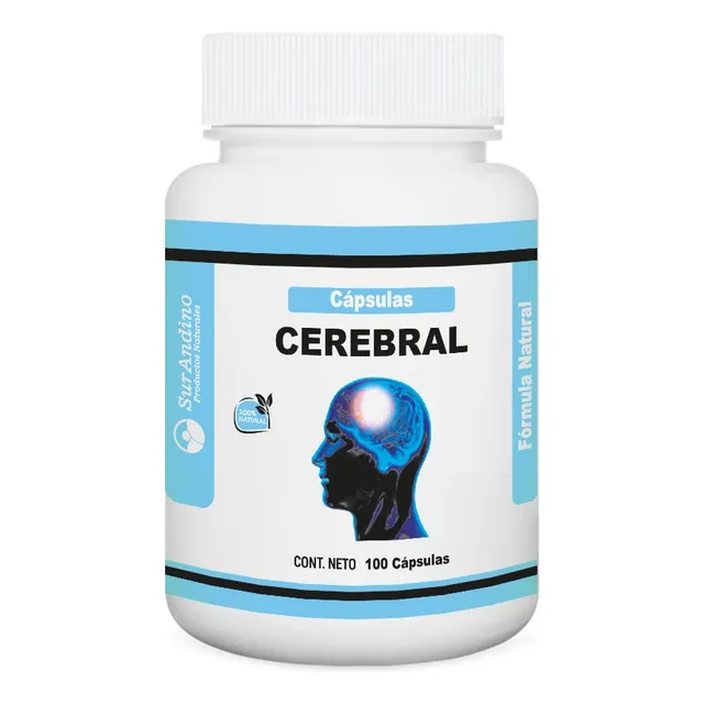 Cerebral Sur Andino Mejora Concentración 500mg 100 Capsulas