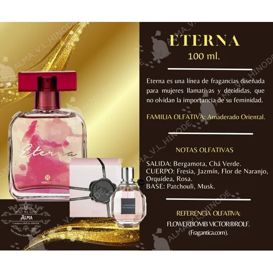 Eterna Blue Fragancia 100 Ml. Hnd
