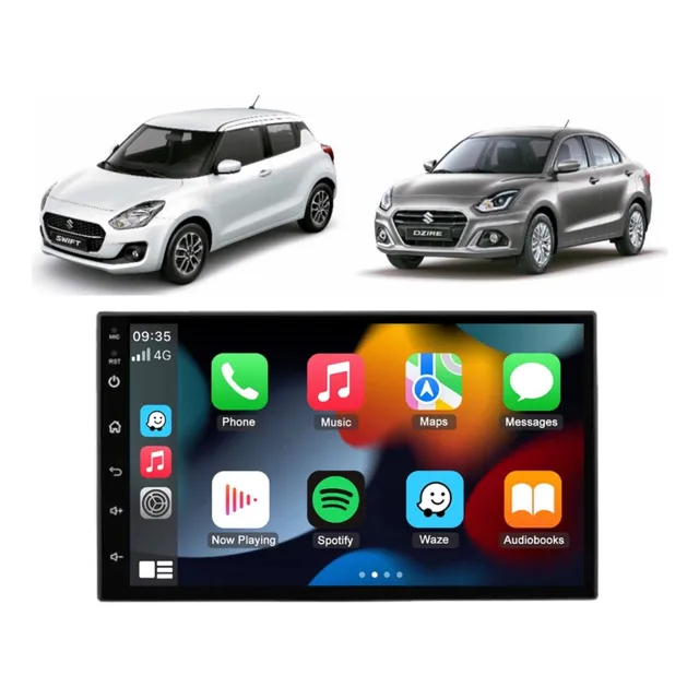 Radio Multimedia Android Swift Dzire New Wifi Cam Instalada