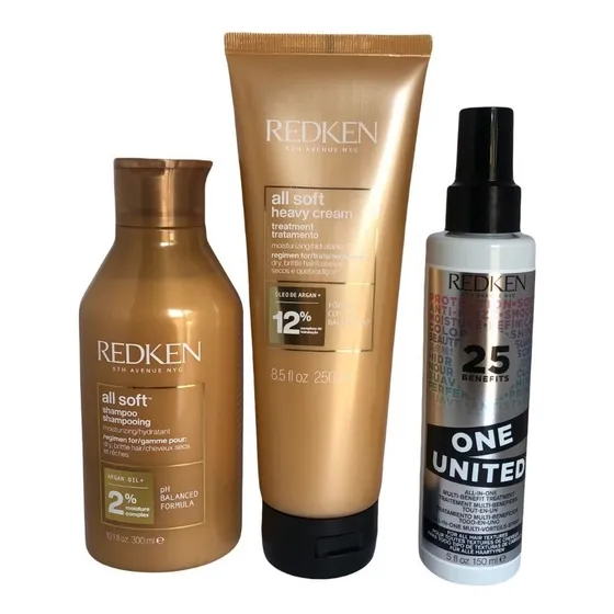 Kit Redken All Soft (shamp + Másc) + 25 Benefícios