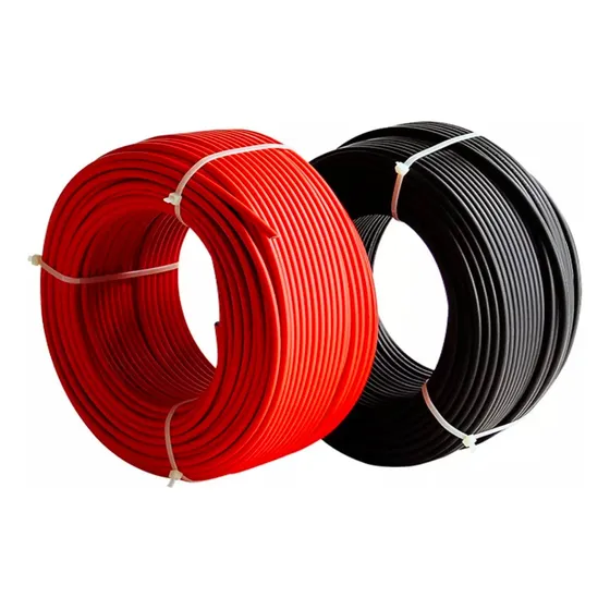Cable Solar 4 Mm2 Rollo 20 Metros Negro Rojo Cubierta Negro Y Rojo