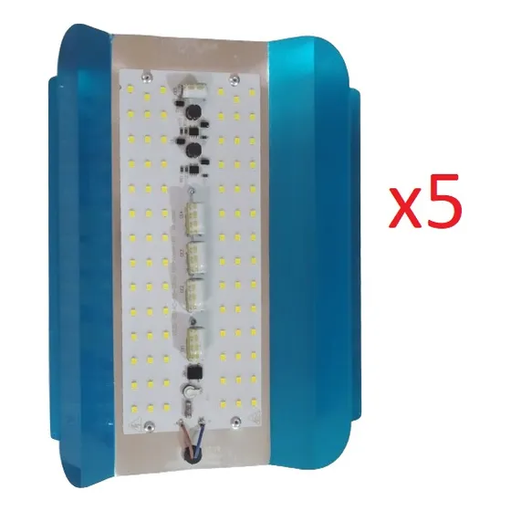 Lámpara Reflector 100w 110/220 Aluminio Intemperie Pack De 5