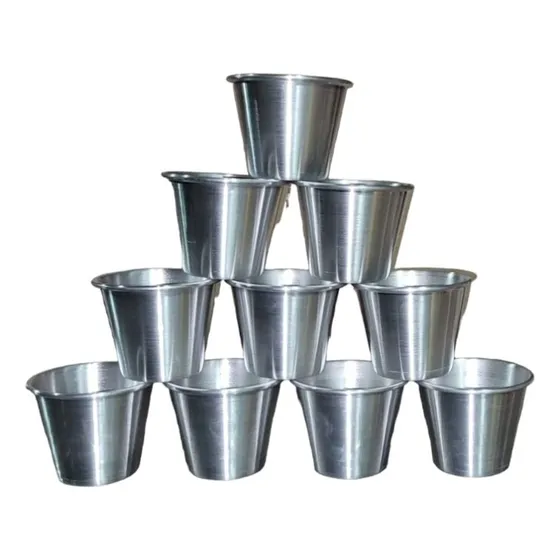 Pack 10 Unidades Moldes Muffins O Queque Individual Aluminio