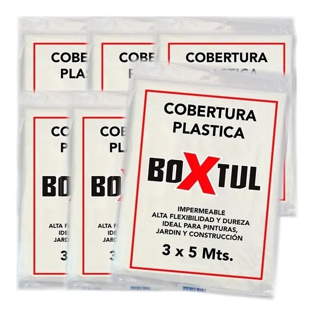 Cobertor Plastico Multiuso 3x5 Transparente Pintor Obra X6