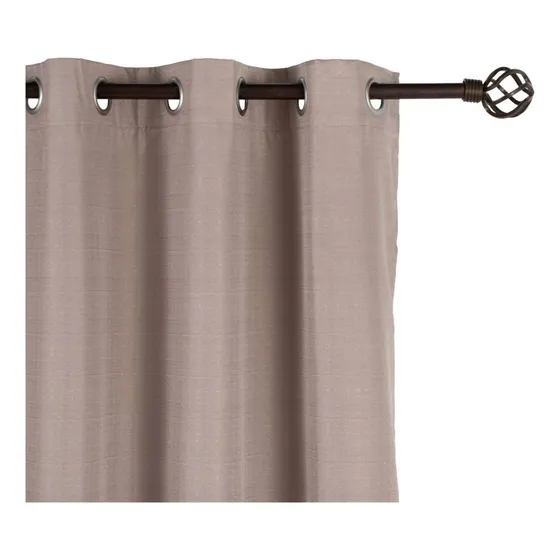 Cortina Black-out 140x220cm Texturada Taupe