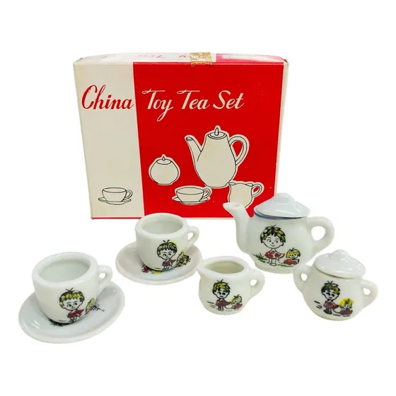 Antiguo Juego Te Porcelana China Made Japon 1970 Lloretoys