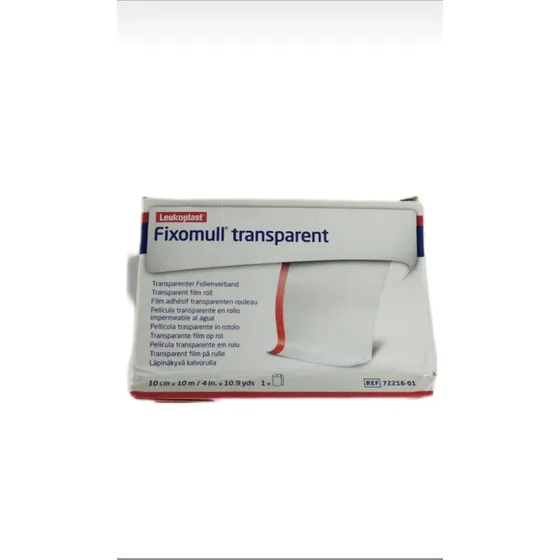 Gasa Adhesiva Fixomull Transparente E Impermeable 10cmx10mt