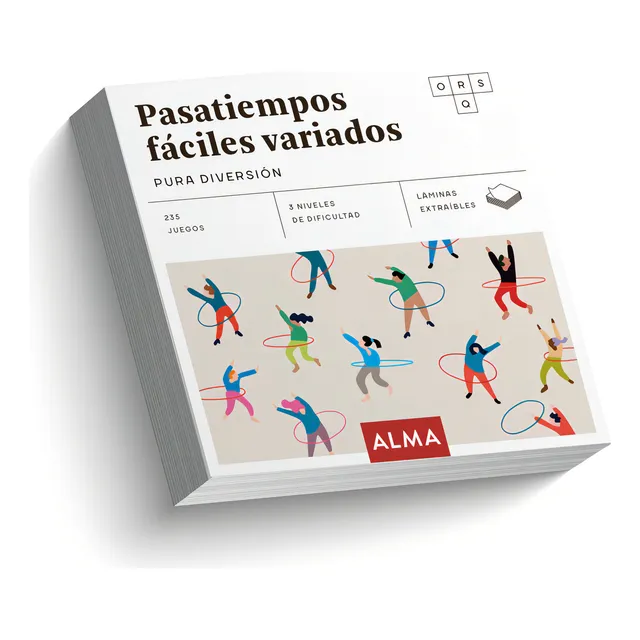 Pasatiempos Fáciles Variados: Pura Diversión, De Vv. Aa.. Editorial Alma, Tapa Blanda En Español