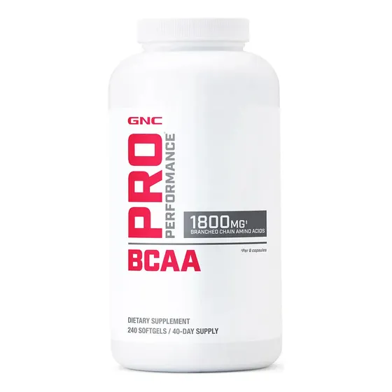 Gnc P.p. Bcaa Aminoácidos 1800 Mg - - 240.00 Capsulas Sabor Sin Sabor