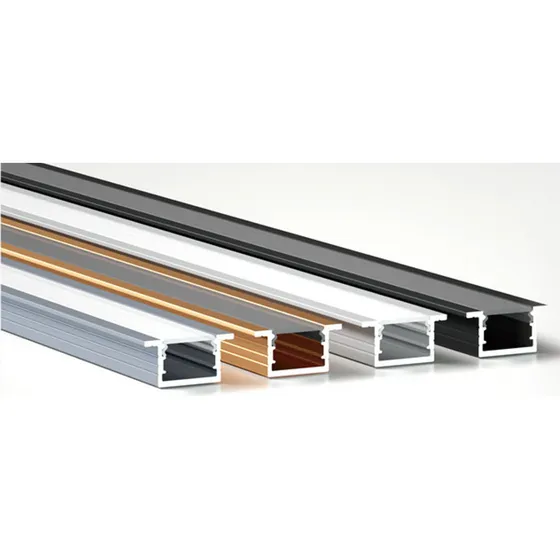 Canaleta Aluminio Guia Difusor Luzled 13mm Cejas(10 Pzas 3m)
