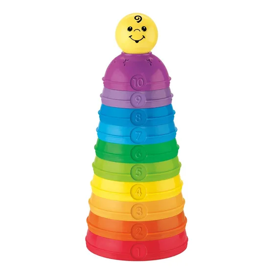 Tazas De Apilar Fisher-price 11 Piezas +6 Meses