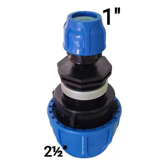 Adaptador Pead Reduccion Manguera Riego 75 Mm 2 1/2 X 1 PuLG