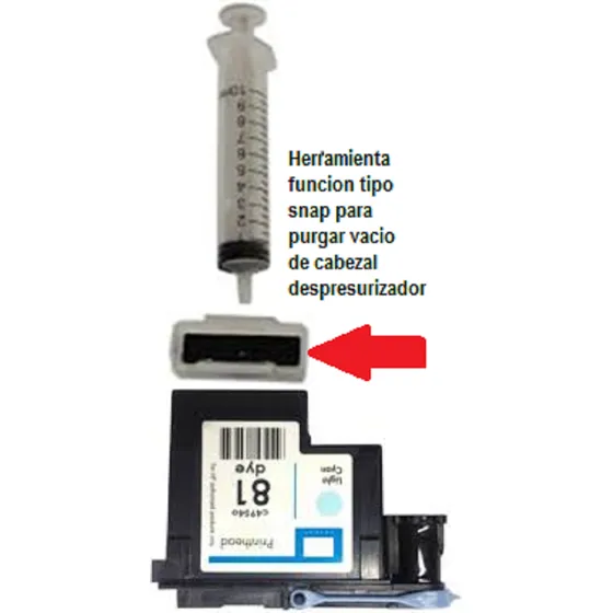 Snap Purgador Herramienta Para Cabezal Hp 81