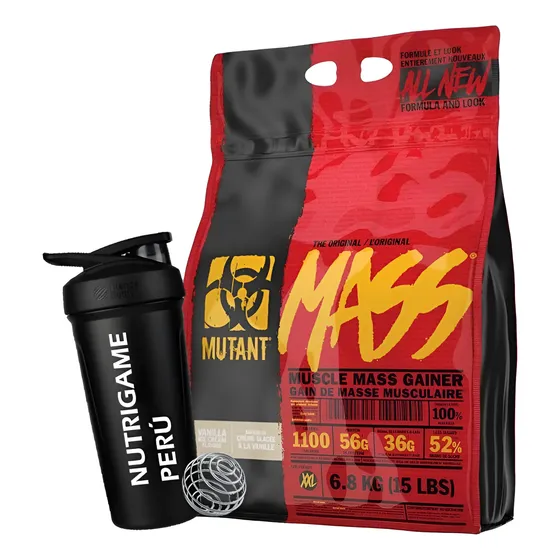 Suplemento en polvo Mutant Proteina Mutant Carbohidratos sabor vanilla ice cream x 6.8kg