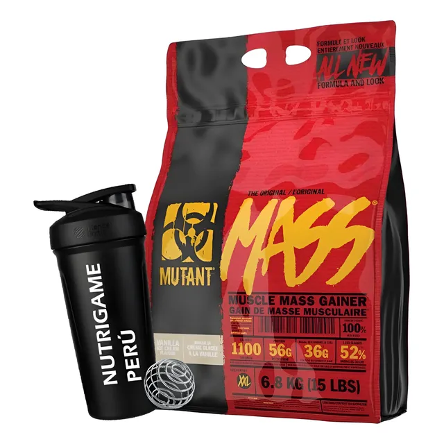 Suplemento en polvo Mutant Proteina Mutant Carbohidratos sabor vanilla ice cream x 6.8kg