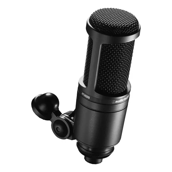 Microfono De Estudio Audio Tecnica At2020 De Condensador 