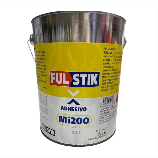 Adhesivo Para Pu/pvc Extra Fuerte Ful Stik Mi200 X 2,8 Kg