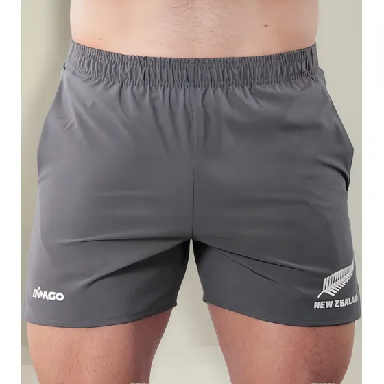 Short Deportivo Con Bolsillos Imago Nueva Zelanda Gris Tenis