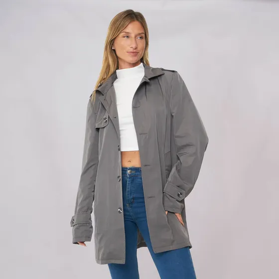 Campera Impermeable Mujer Customs Ba Piloto James