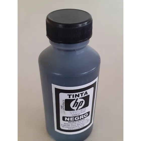 Tinta Negra Hp Vivera Para Recargar 120ml