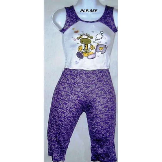 Ropa Dormir Pijamas Niñas Pantalón Largo Franela Tiritas