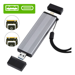 Carcasa De Disco Duro Ssd M.2 Usb-c 3.2 Para Nvme / Sata Ssd Carcasa De Disco Duro Ssd M.2 Usb-c 3.2 Para Nvme / Sata Ssd