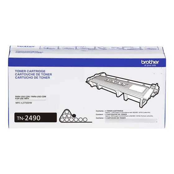Cartucho Toner Preto Brother Tn2490br 4500 Pág Mfc-l2750dw