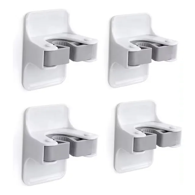 Soporte Para Escobas Y Trapeadores Gadnic Autoadhesivo X 4