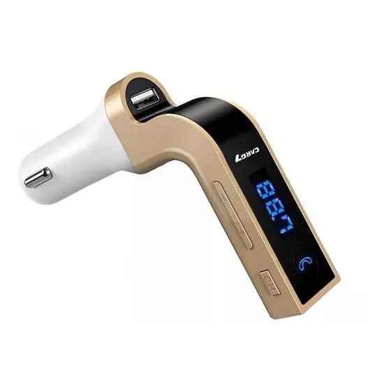 Transmisor Fm Reproductor Adaptador Mp3 Bt Aux Manos Libres