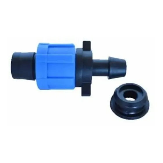 Conector Acople Con Goma De Cinta Riego A Caño Madre X 50uni