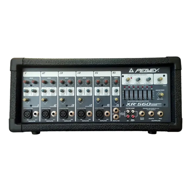 Amplificador Peavey Xr560 Made In Usa Consola