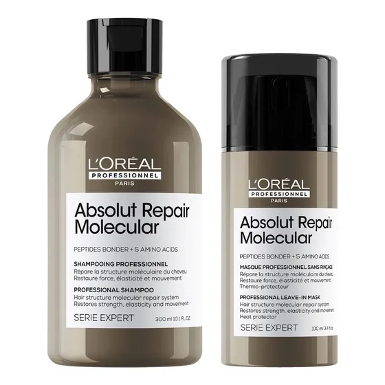Shampoo + Crema Reparadora Loreal Absolut Repair Molecular