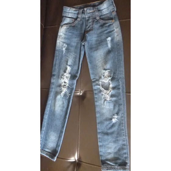 Pantalon Blue Jean Barbie Tallas 6 Para Niña