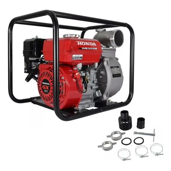 Motobomba Honda 3x3 Wb30xm-mfx Original Gx160 5.5 Hp