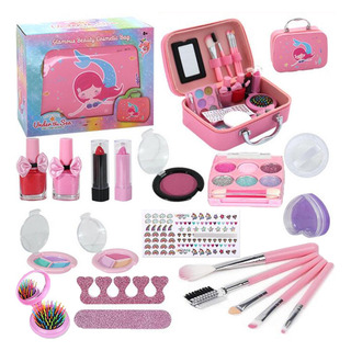 Maquillaje Belleza De Juguete Para Niñas No Tóxico Lavables Maquillaje Belleza De Juguete Para Niñas No Tóxico Lavables