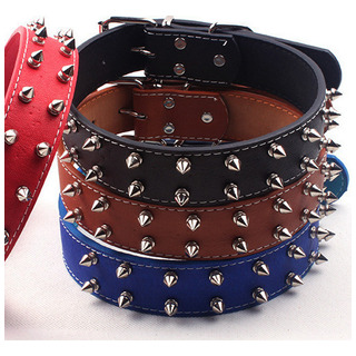 Collar Para Perro Rivet, Estilo Punk, Con Púas, De Piel Sint Collar Para Perro Rivet, Estilo Punk, Con Púas, De Piel Sint