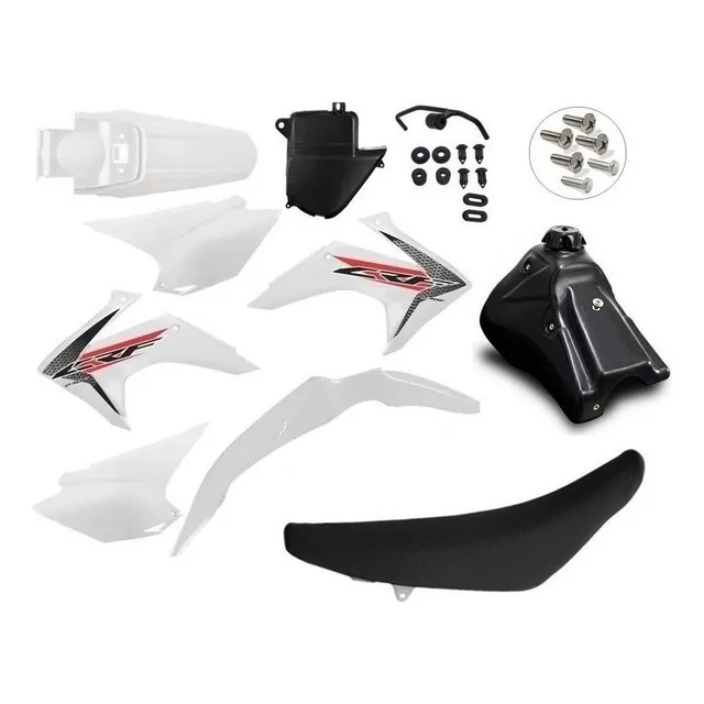 Kit Roupa Crf 230 Adaptavel Bros 125 150 Com Tanque 7 Litros