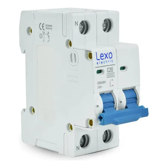 Interruptor Automático Omnipolar 1p+n 20a Curva C 6ka