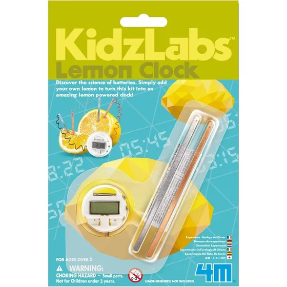 Kit De Experimientos Quimica Lemon Clock Kidzlabs Toysmith