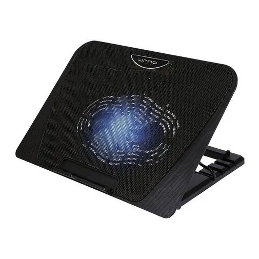 Base Notebook Unno Nc6130bk 5 Niveles Ventilador Base Malla 