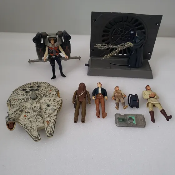 Figuras Vintage Star Wars, Anakin, Solo, Chewbacca Palpatine