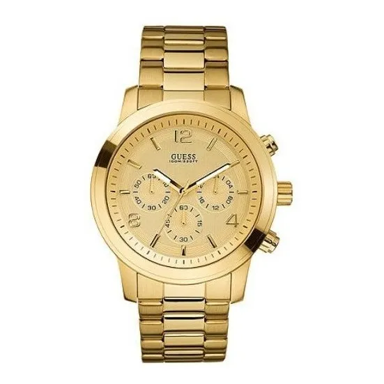 Reloj Guess Waterpro Cronógrafo Dorado U15061g2 Caballero