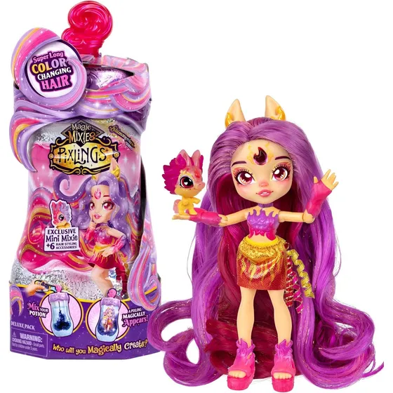 Muñeca Magic Mixies Pixlings Pippa The Firehorse