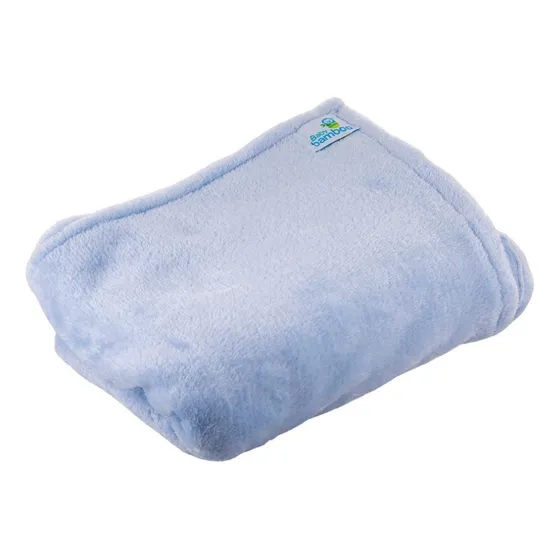 Babybamboo Cobertor Cobija Para Bebé Calientita Frazada Suave Color Azul Cielo 1.1 M X 80 Cm