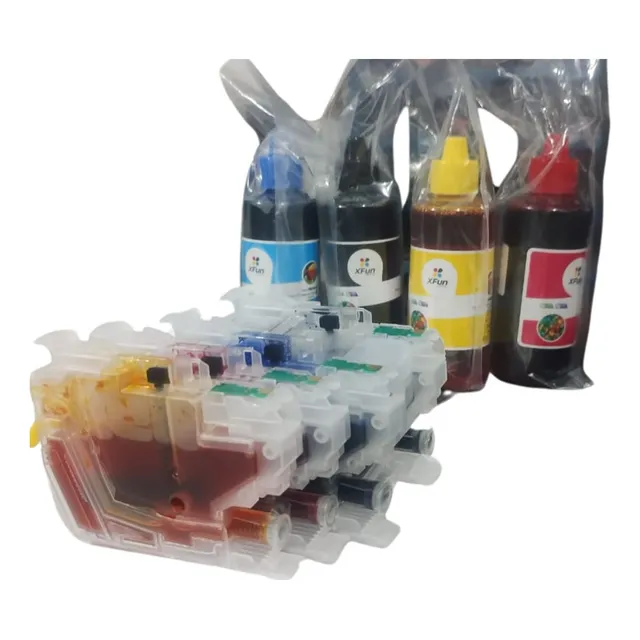 Cartuchos Brother Lc402 Chip Y Tinta Rellenables J6940 J5340